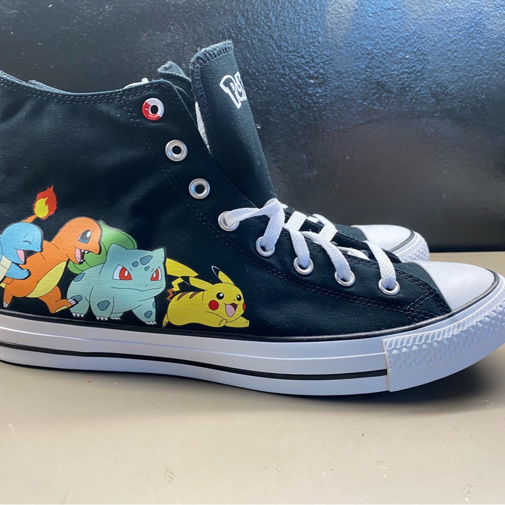 New with Box Unisex Converse Chuck Taylor All Star Hi x Pokemon First Partners